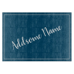 Solid colour Nautical Blue Cutting Board