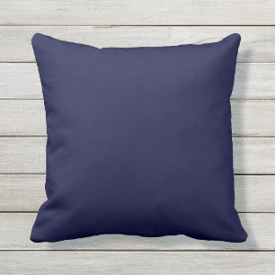 Solid Colour Nautical Navy Blue Cushion