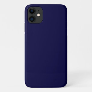 Solid Colour: Navy Blue iPhone 11 Case