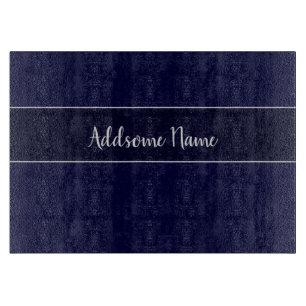 Solid colour Navy Blue Kitchen Cutting Board