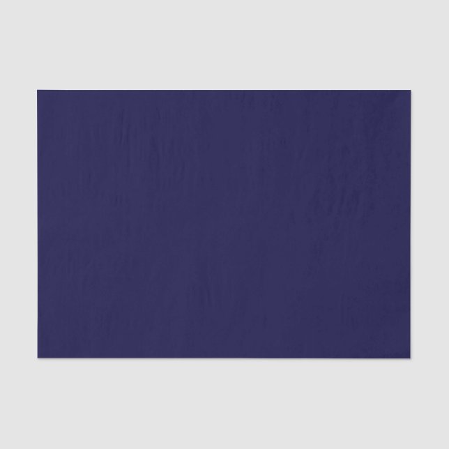 Solid Colour: Navy Blue Tissue Paper (Front)