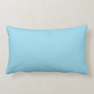 Solid Colour Pastel Blue Lumbar Cushion