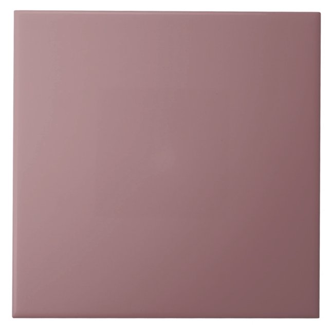 Solid Colour Pink Nostalgia Rose A27579 Ceramic Tile (Front)