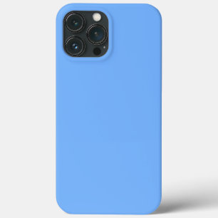 Solid colour plain aero sky blue iPhone 13 pro max case
