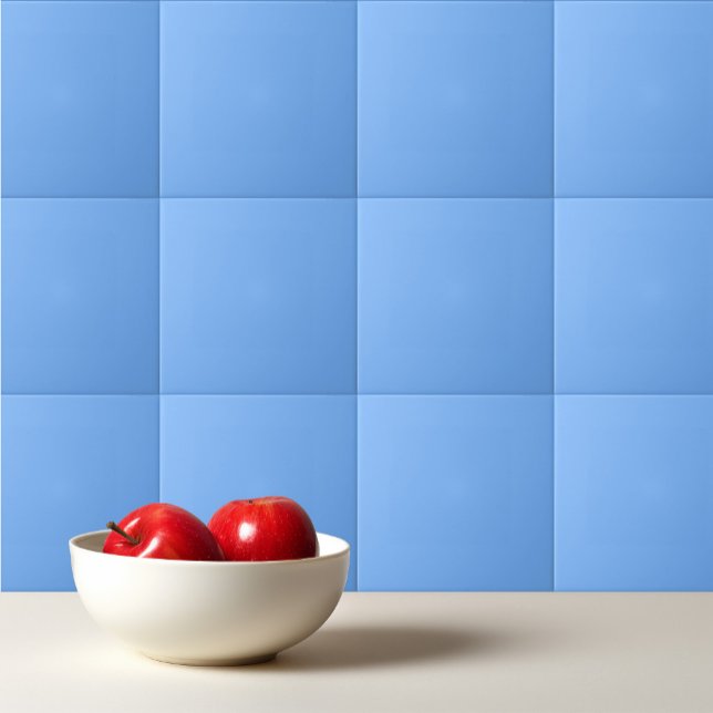 Solid colour plain aero sky blue ceramic tile (Creator Uploaded)