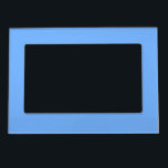 Solid colour plain aero sky blue magnetic frame<br><div class="desc">Solid colour plain aero sky blue design.</div>