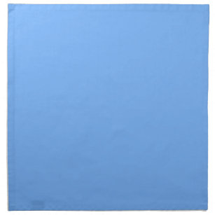 Solid colour plain aero sky blue napkin