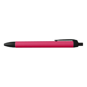 Solid colour plain amaranth ruby red black ink pen