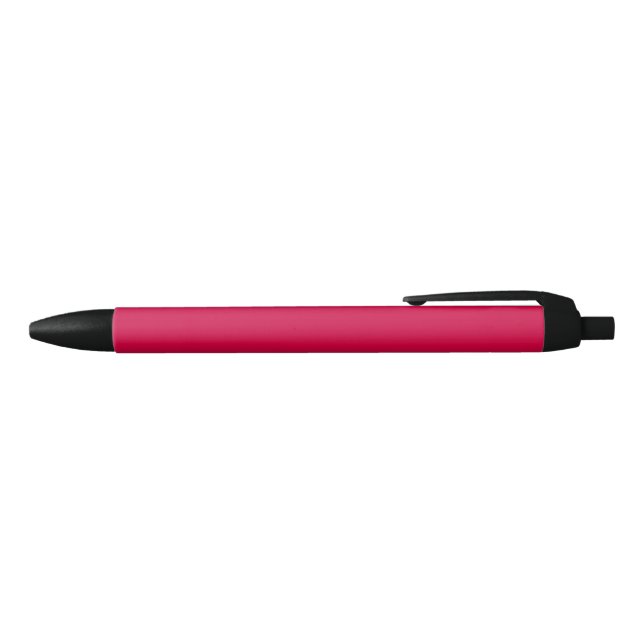 Solid colour plain amaranth ruby red black ink pen (Top)