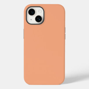 Solid colour plain apricot pastel orange Case-Mate iPhone 14 case