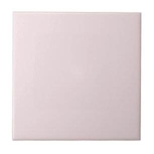 Solid colour plain blushing pink ceramic tile