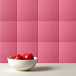 Solid colour plain Camellia Rose pink Ceramic Tile<br><div class="desc">Solid colour plain Camellia Rose pink design.</div>