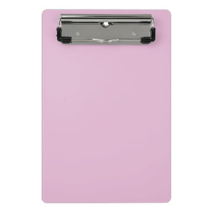 Solid colour plain candy pink mini clipboard