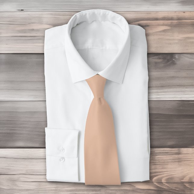 Solid colour plain Cashmere beige Tie (Creator Uploaded)