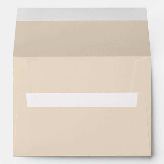 Solid colour plain Champagne beige Envelope (Back (Bottom))