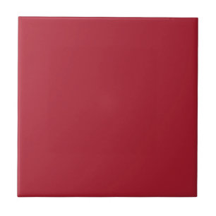 Solid colour plain Christmas red Ceramic Tile