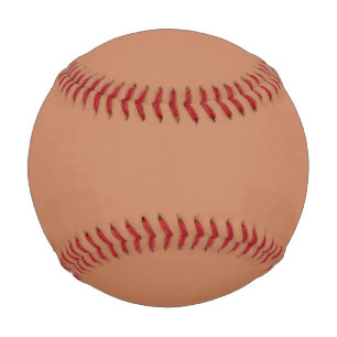 Solid colour plain Copper brown Baseball