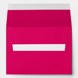 Solid colour plain dark bright pink envelope