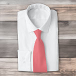 Solid colour plain Dark Coral pink Tie<br><div class="desc">Solid colour plain Dark Coral pink design.</div>