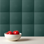 Solid colour plain dark emerald green ceramic tile<br><div class="desc">Solid colour plain dark emerald green design.</div>