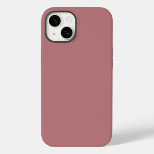 Solid colour plain Dusty Rose Case-Mate iPhone 14 Case