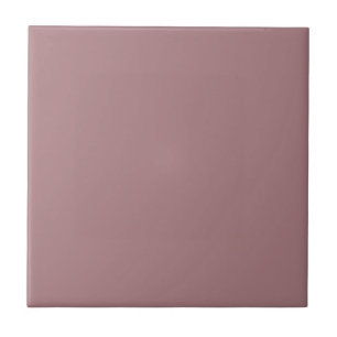 Solid colour plain dusty rose ceramic tile