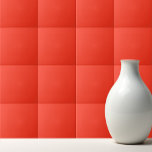 Solid colour plain flamingo bright red ceramic tile<br><div class="desc">Solid colour plain flamingo bright red design.</div>