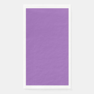Solid colour plain iris soft purple napkin