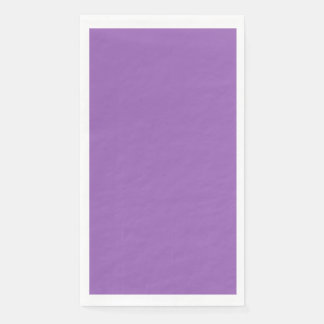 Solid colour plain iris soft purple napkin