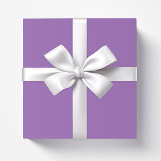 Solid colour plain iris soft purple wrapping paper