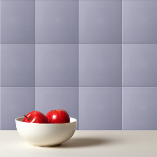 Solid colour plain Languid Lavender Ceramic Tile