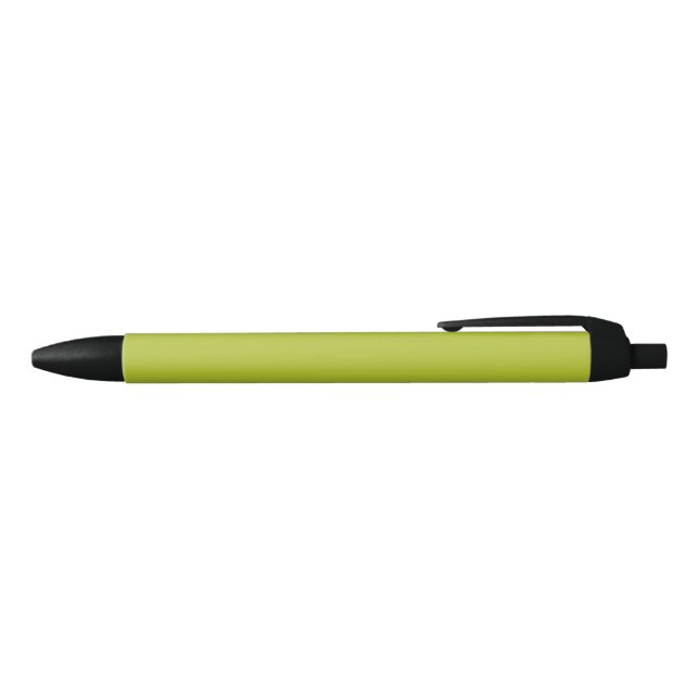 Solid colour plain lime grape green black ink pen (Top)
