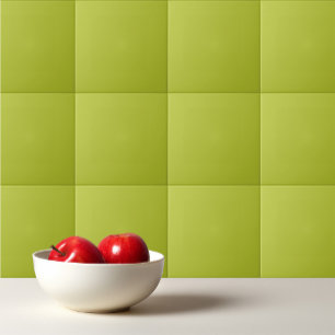 Solid colour plain lime grape green ceramic tile