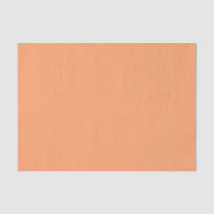 Solid colour plain papaya orange tissue paper