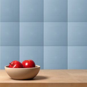 Solid colour plain pastel pale blue ceramic tile