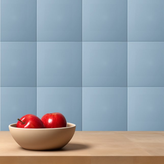 Solid colour plain pastel pale blue ceramic tile (Creator Uploaded)