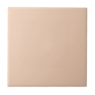Solid colour plain peach beige ceramic tile