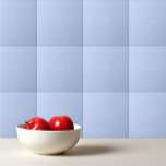 Solid colour plain periwinkle light blue ceramic tile<br><div class="desc">Solid colour plain periwinkle light blue design.</div>