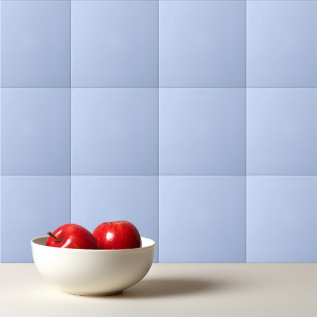 Solid colour plain periwinkle light blue ceramic tile (Creator Uploaded)