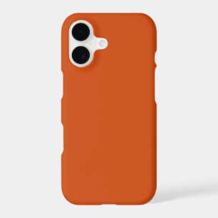 Solid colour plain rusty burnt orange