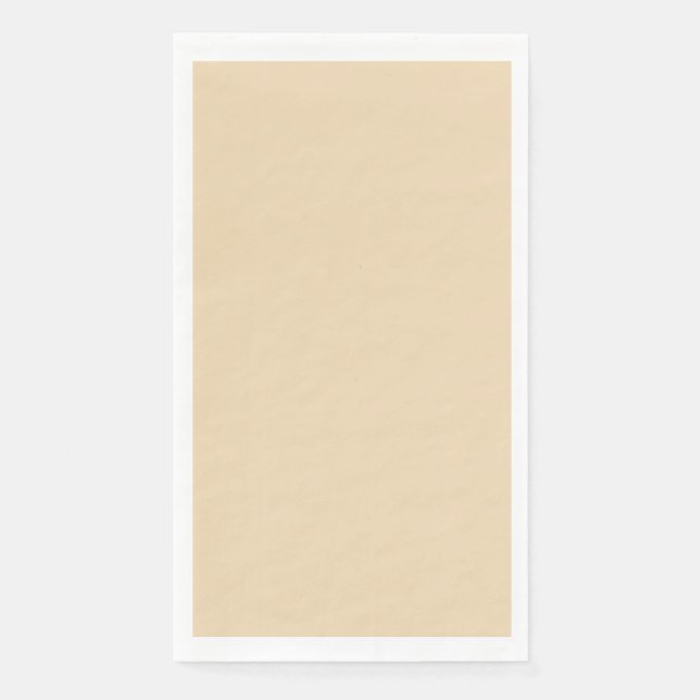 Solid colour plain sand beige dutch white napkin (Front)