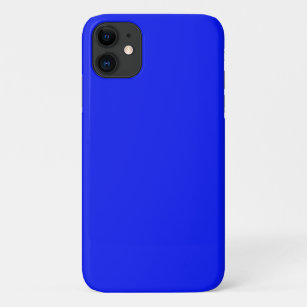 Solid colour plain sapphire bright blue Case-Mate iPhone case