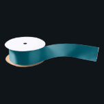 Solid colour plain teal Tahitian Tide Satin Ribbon<br><div class="desc">Solid colour plain teal Tahitian Tide design.</div>
