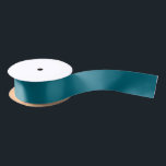 Solid colour plain teal Tahitian Tide Satin Ribbon<br><div class="desc">Solid colour plain teal Tahitian Tide design.</div>