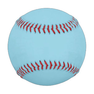 Solid colour plain Winter light Blue Baseball