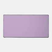 Solid colour plain wisteria light purple desk mat (Front)