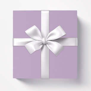Solid colour plain wisteria light purple  wrapping paper