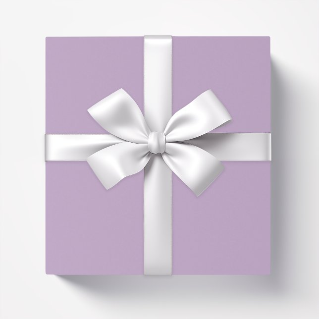 Solid colour plain wisteria light purple  wrapping paper (Creator Uploaded)