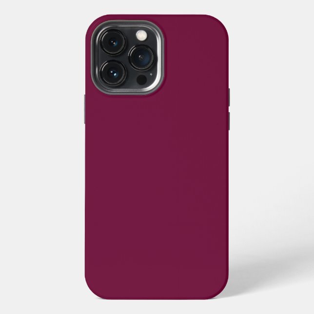Solid colour purple red iPhone case (Back)