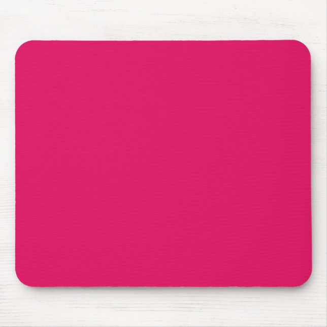 solid colour raspberry mouse pad (Front)